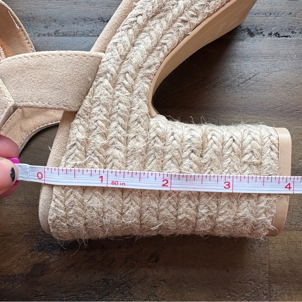 Miracle Miles Jana Espadrille Platform Sandals Womens 9 Boho Vacation Shoes NWOT - Picture 12 of 14